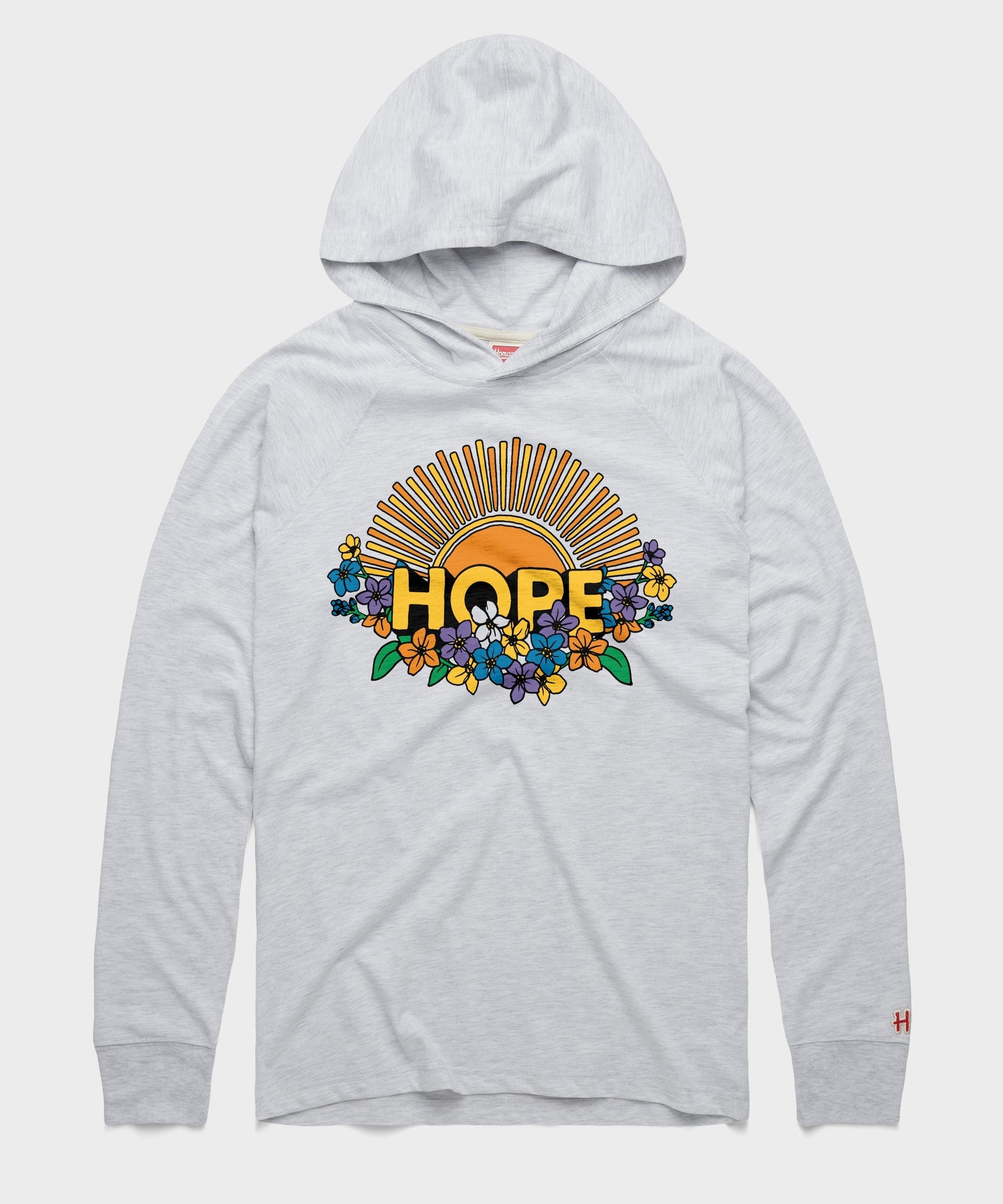 Hope Sun And Flowers Lightweight Hoodie