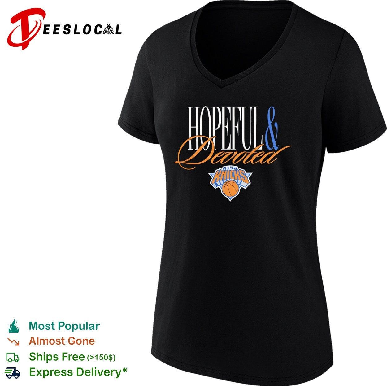 Hopeful and Devoted New York Knicks NBA Shirt