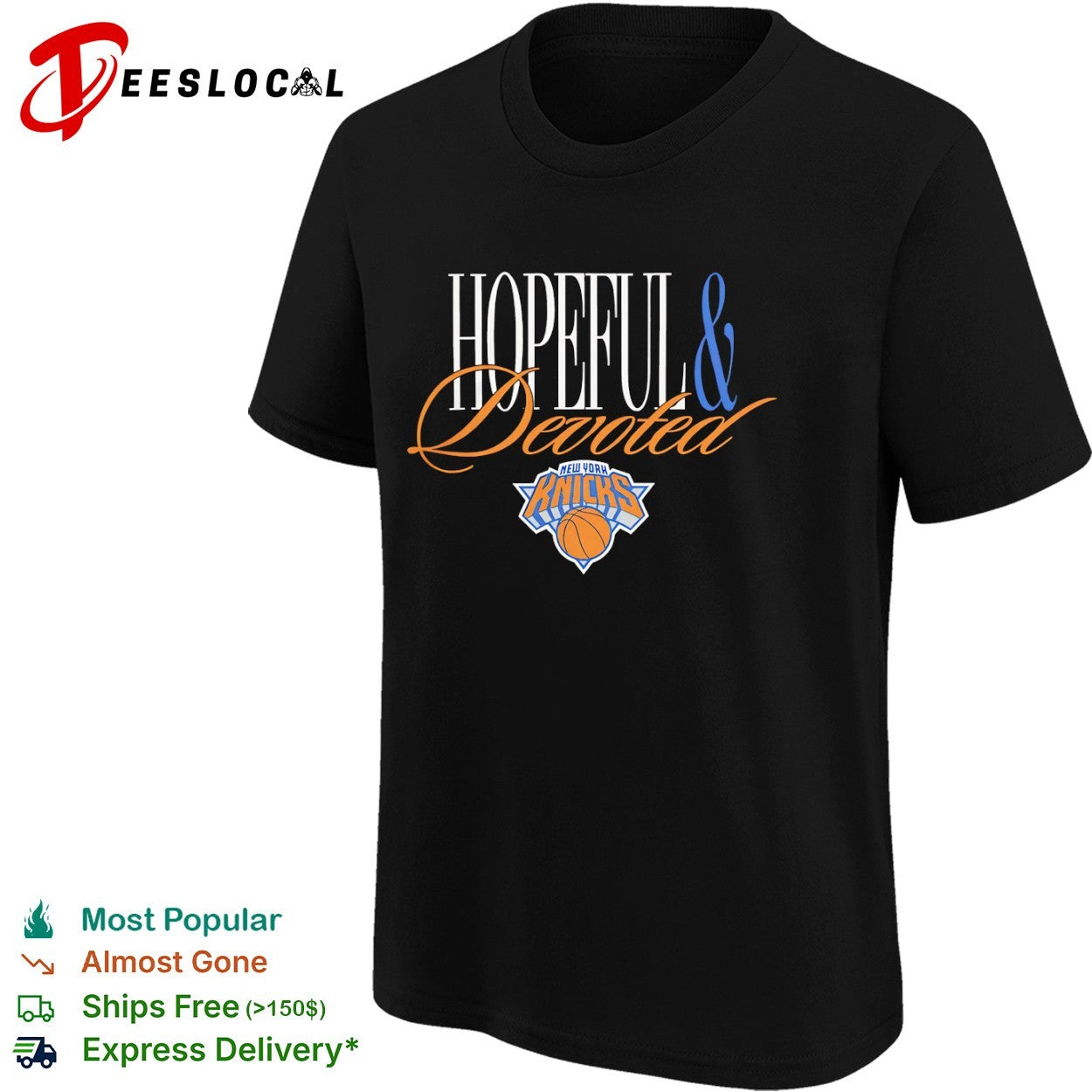 Hopeful and Devoted New York Knicks NBA Shirt