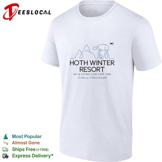 Hoth Winter Resort ski flying club poster shirt