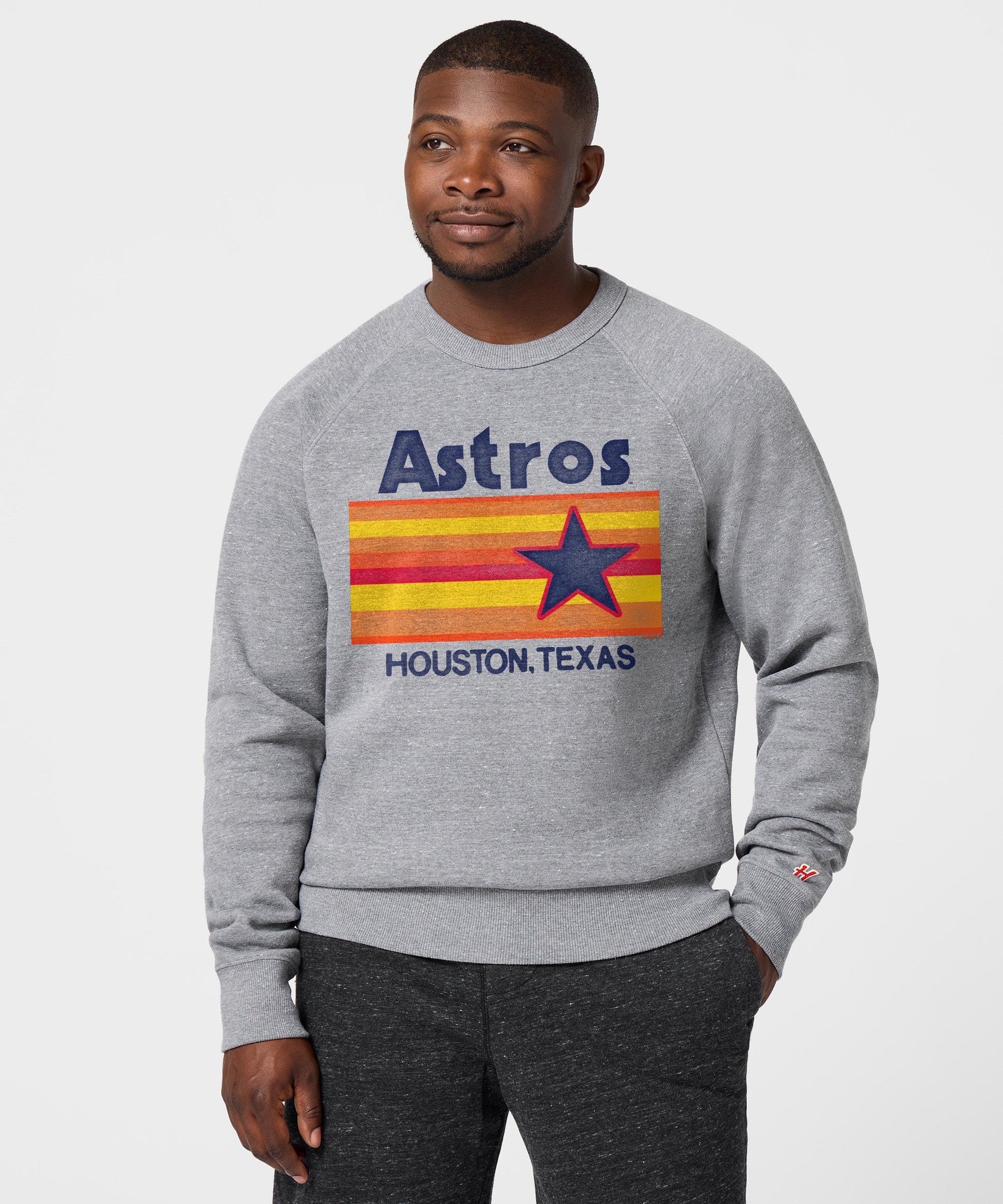 Houston Astros Jersey Logo '75 Crewneck