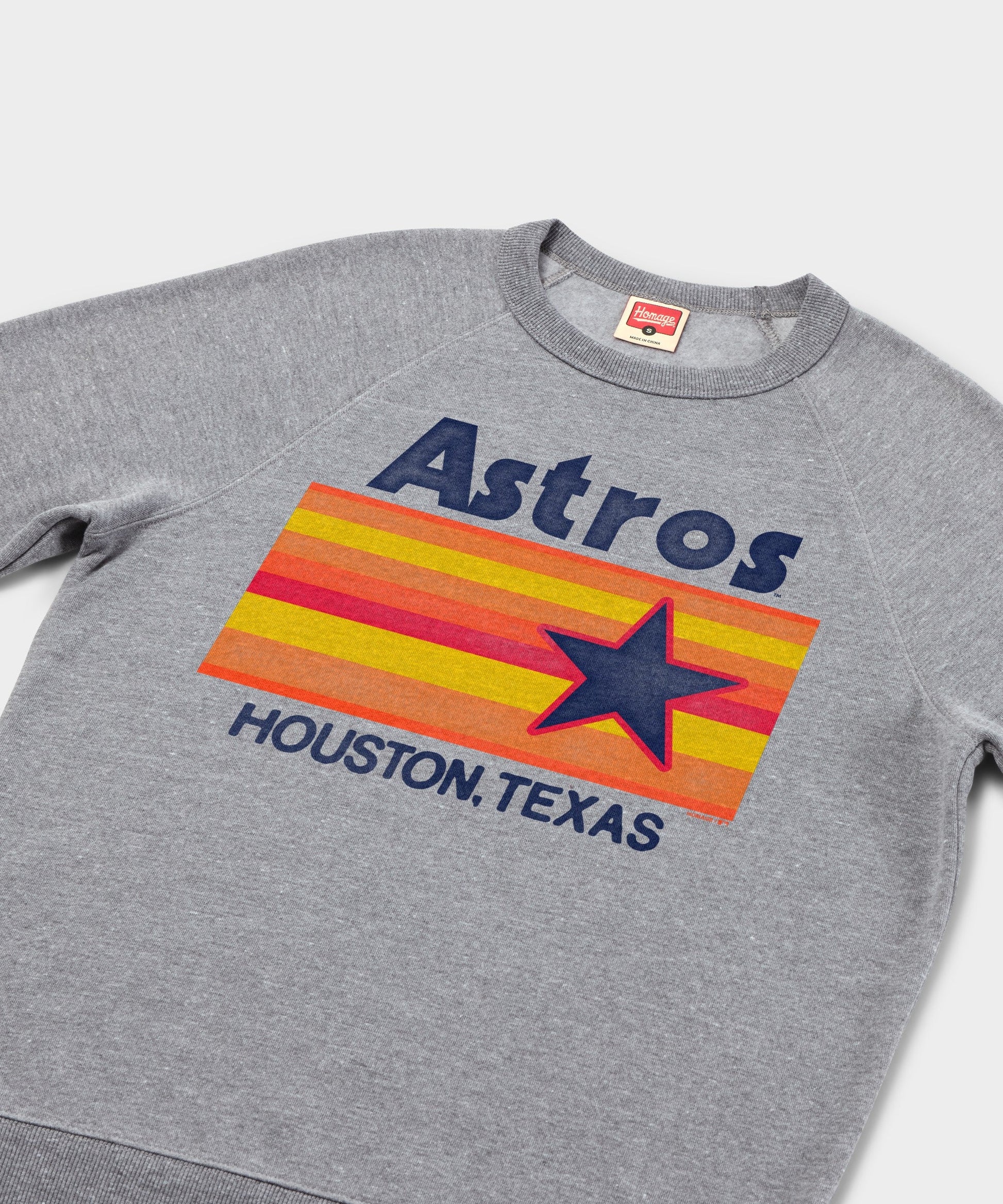 Houston Astros Jersey Logo '75 Crewneck