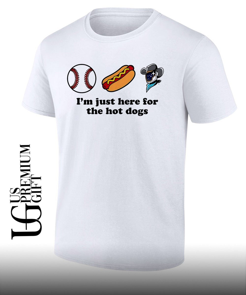 Houston Astros MLB Baseball I’m just here for the hot dogs shirt