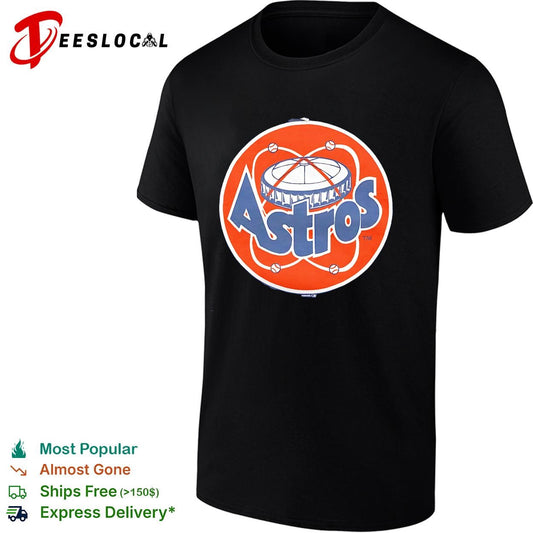 Houston Astros vintage Astrodome stadium circle logo shirt
