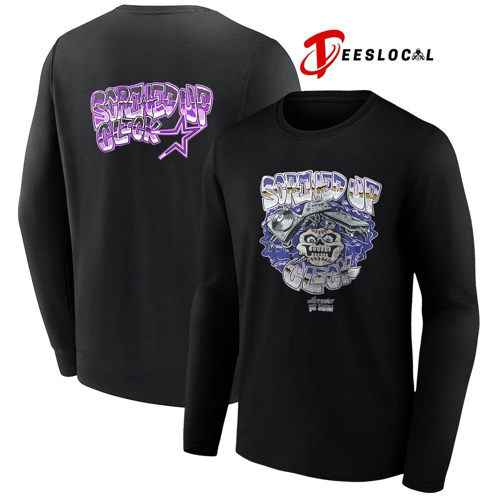 Houston Astros x DJ Screw Screwed up click graphic shirt