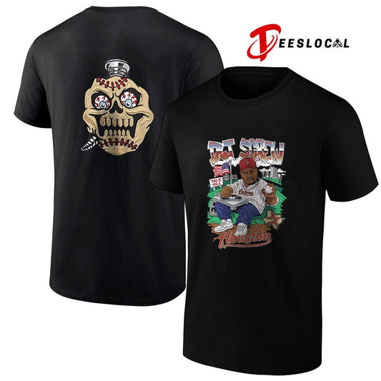 Houston Astros x DJ Screw tal’ hill caricature shirt