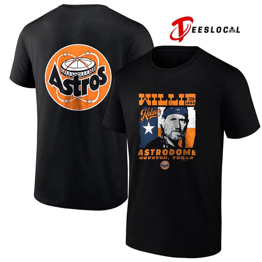 Houston Astros x Willie Nelson Astrodome portrait shirt