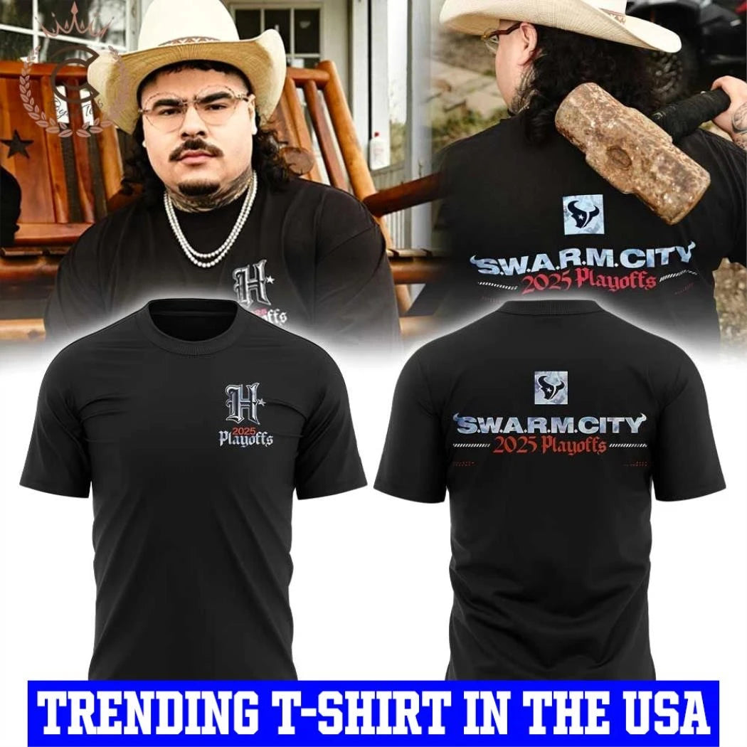 Houston Texans S.W.A.R.M City Gear 2025 Playoffs Shirt