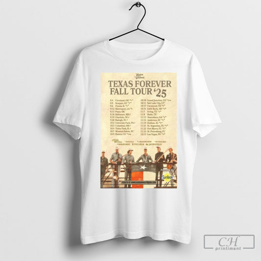 Hudson Westbrook Texas Forever Fall Tour 2025 T Shirts