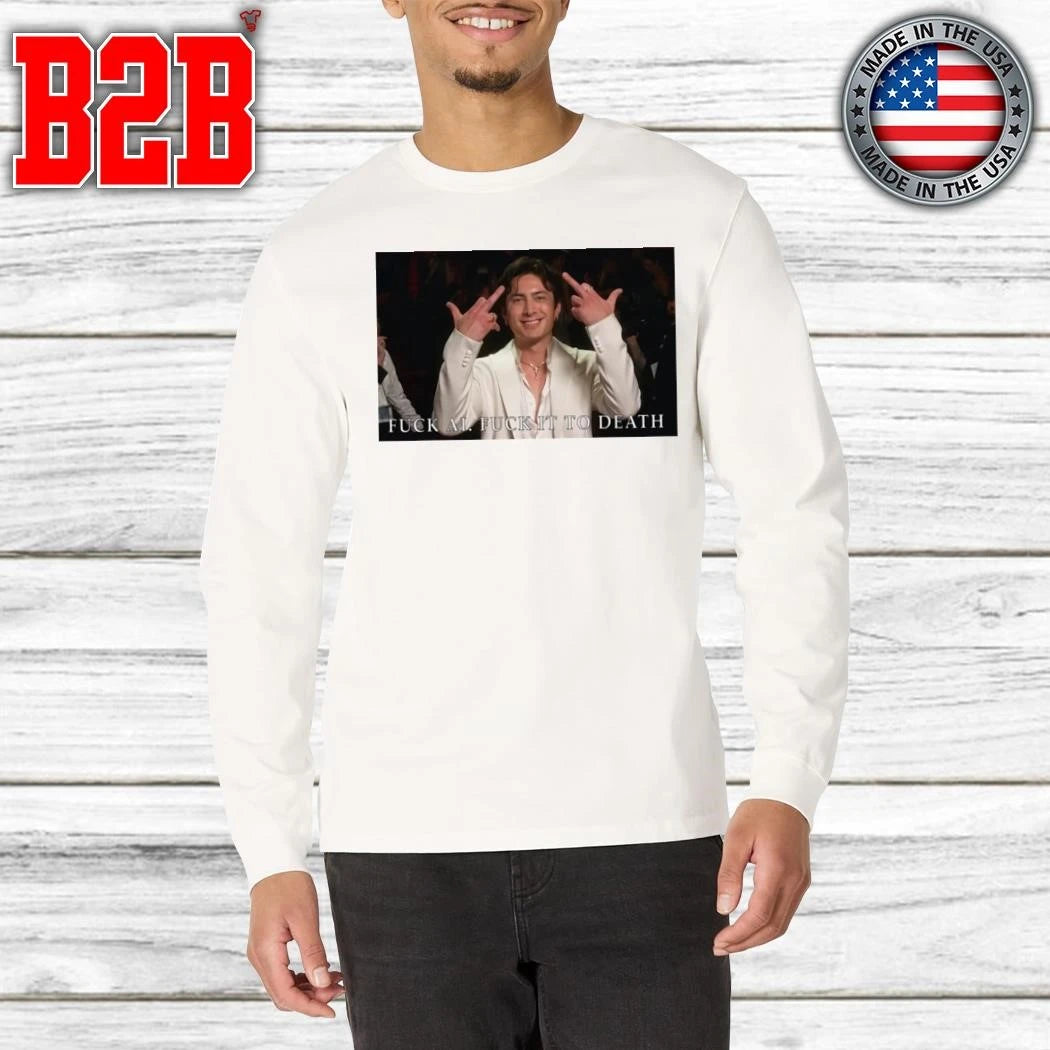 Hudson Williams Fuck Ai Fuck It To Death Shirt