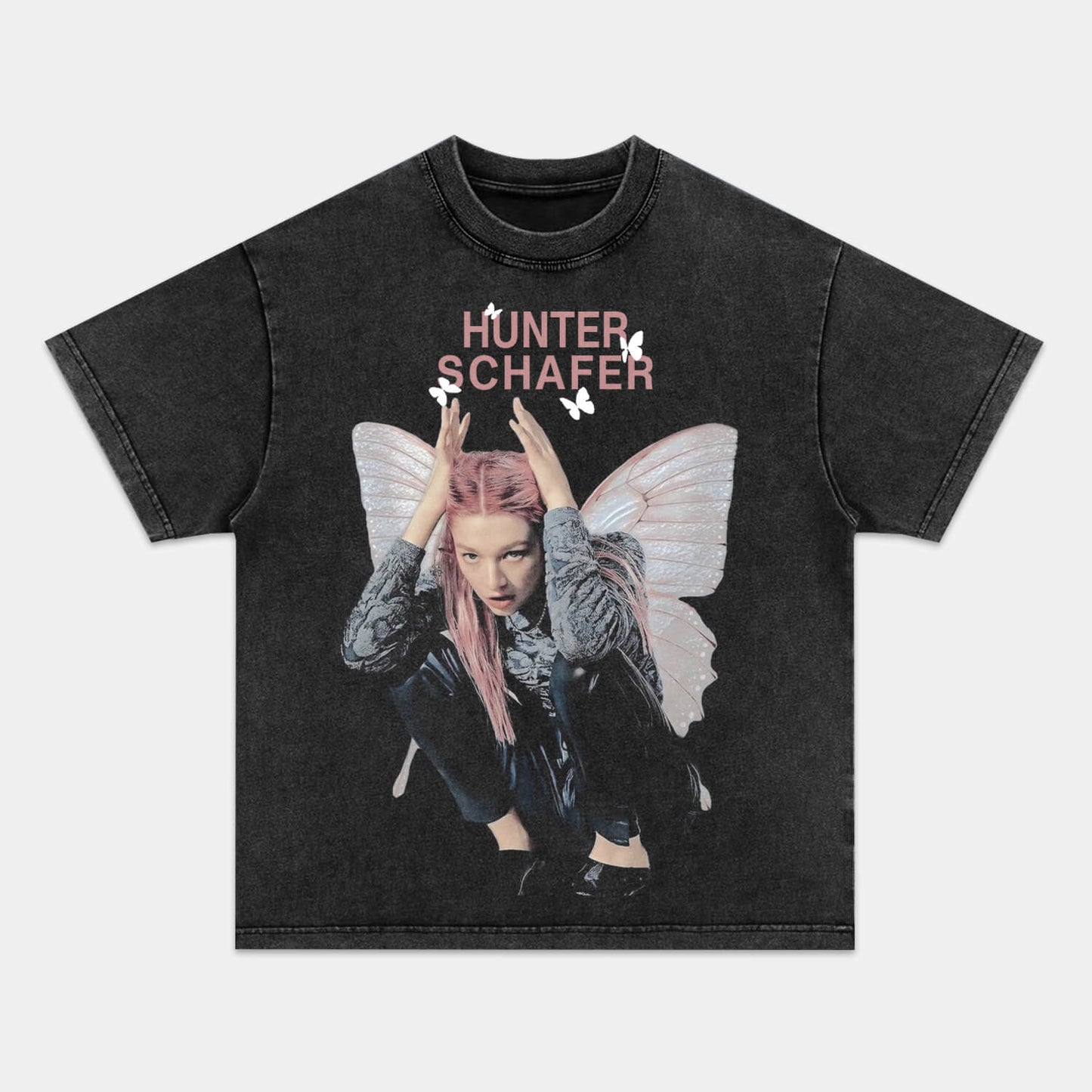 HUNTER SCHAFER 2025 TEE - clothing by TeeHivey.com (Image 2)