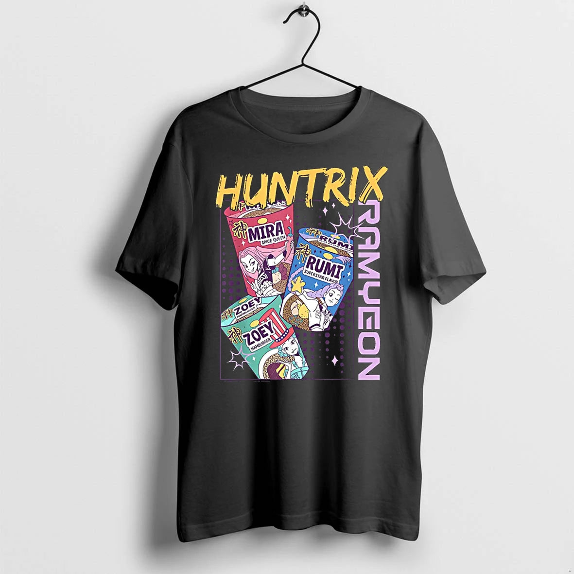 Huntrix Ramyeon Instant Noodle Full Color Tshirts Sweater