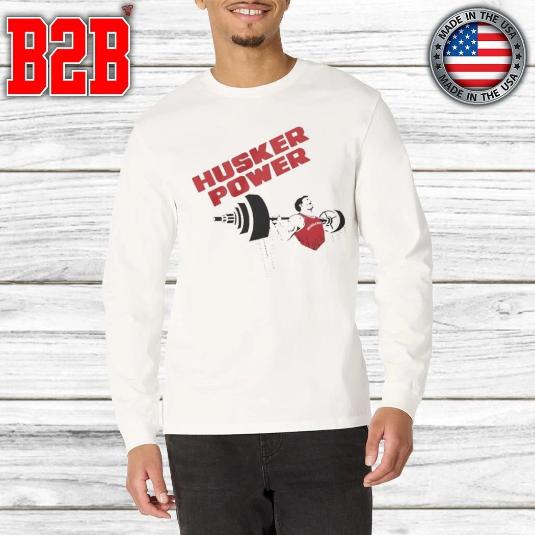 Husker Power Logo Gym Shirt