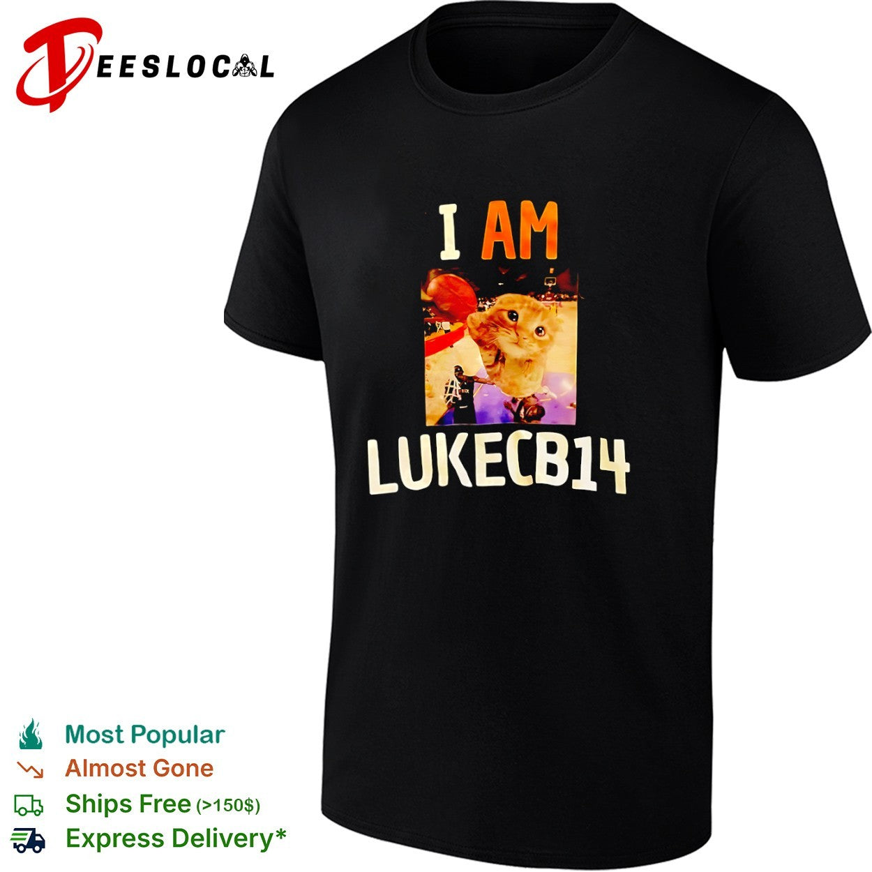 I Am Luka Doncic Dallas Mavericks NBA Cat Meme shirt