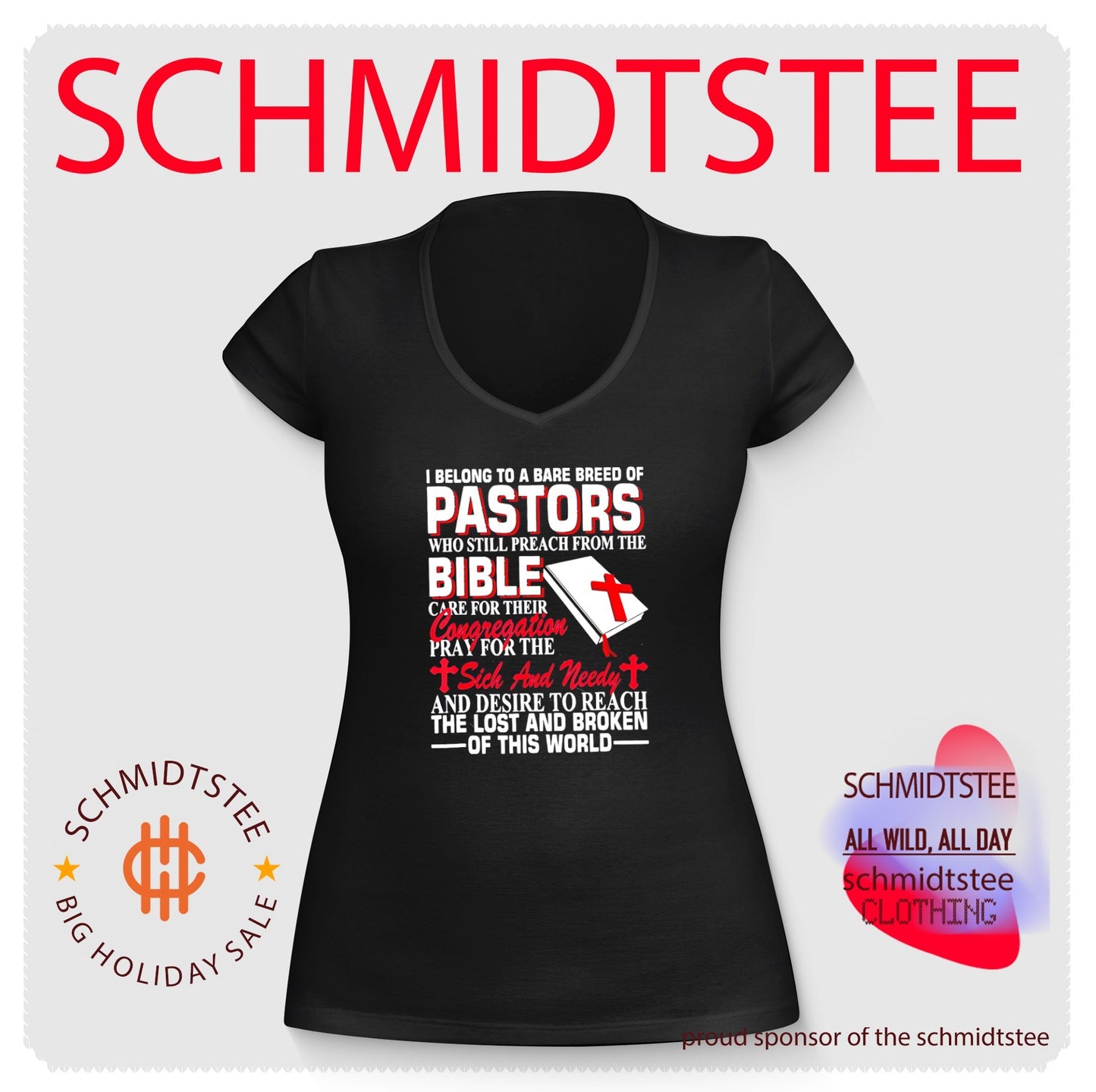 I Belong to a Bare Breed of Pastors Who Still Preach from the Bible shirt