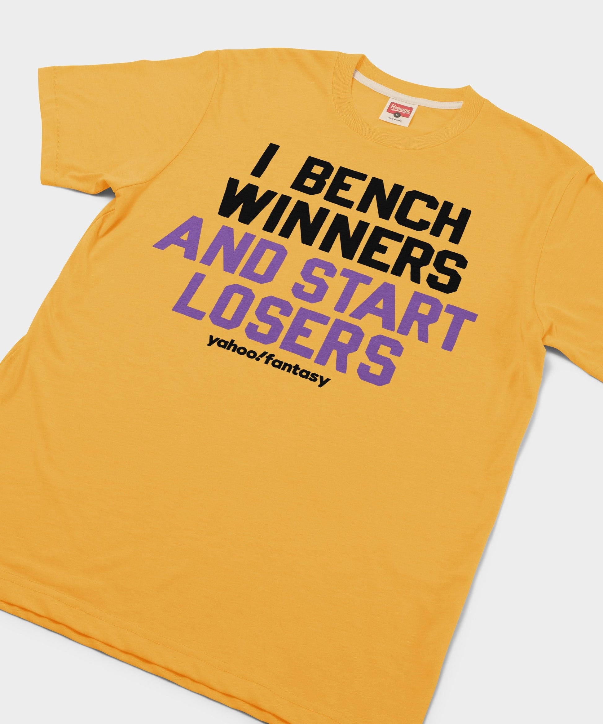 I Bench Winners And Start Losers