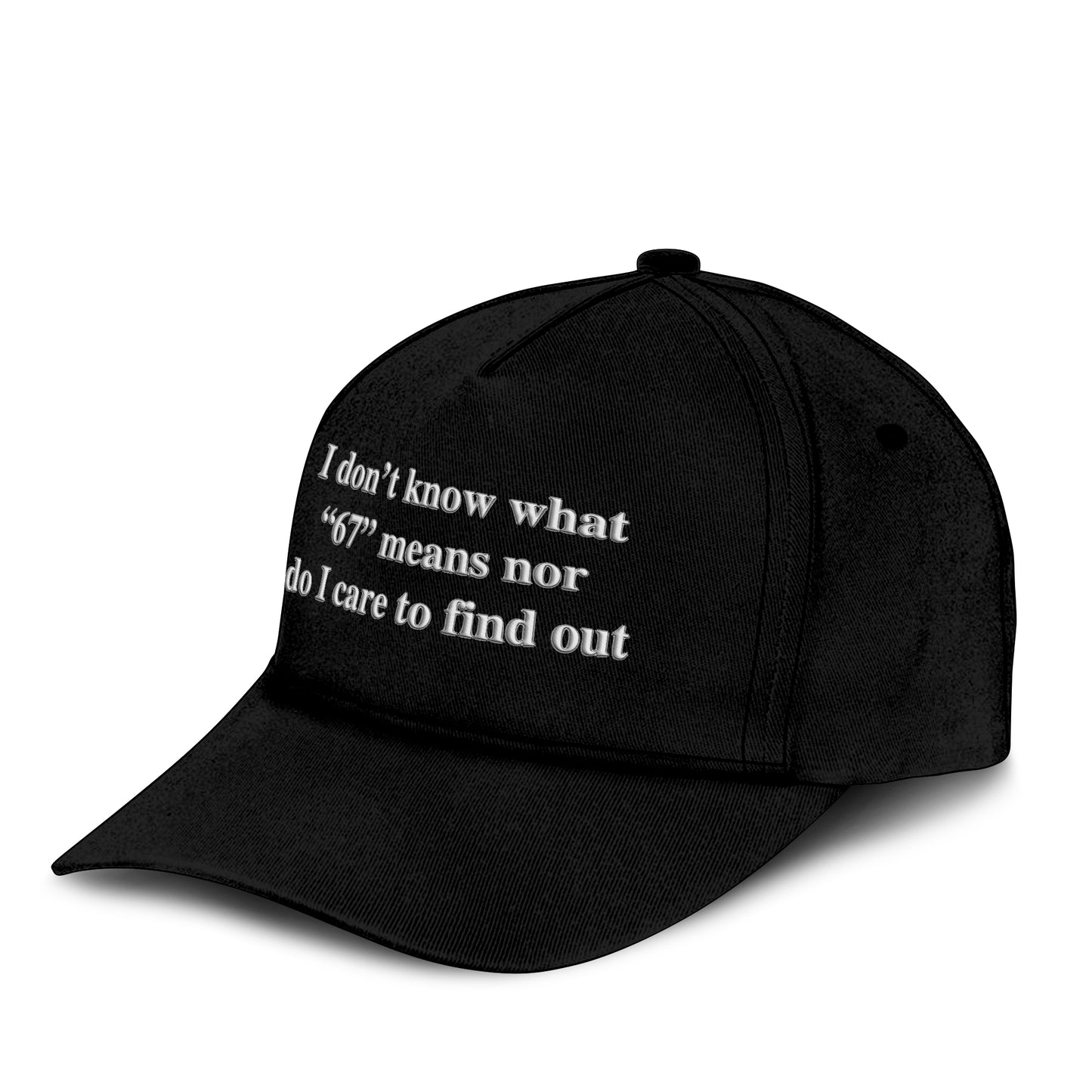 I Don’t Know What 67 Means Nor Do I Care To Find Out Hat
