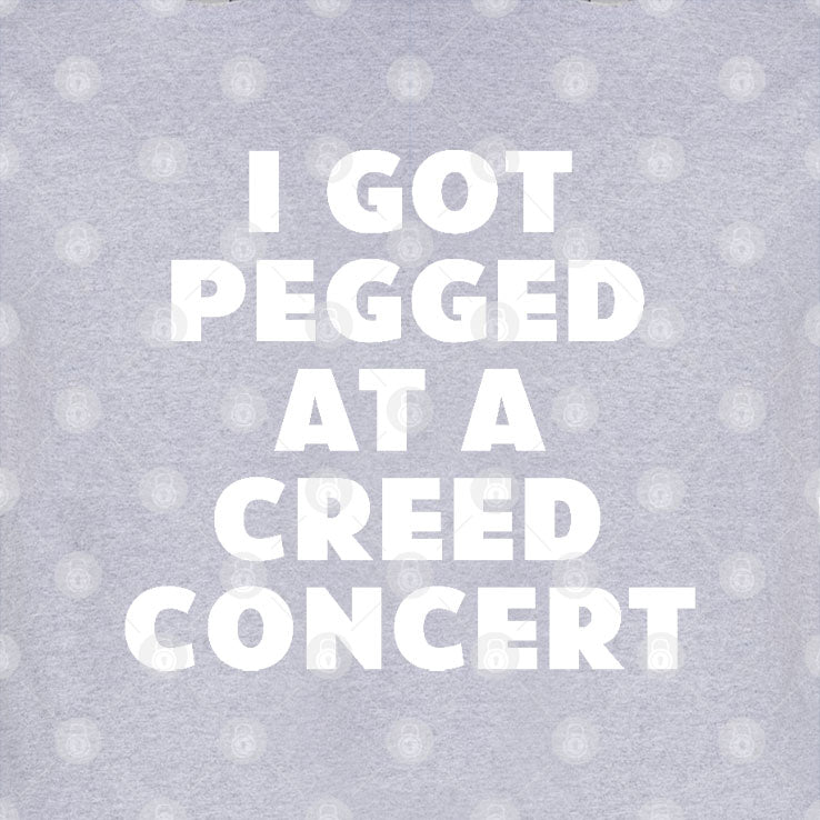 I Got Pegged At A Creed Concert T Shirt