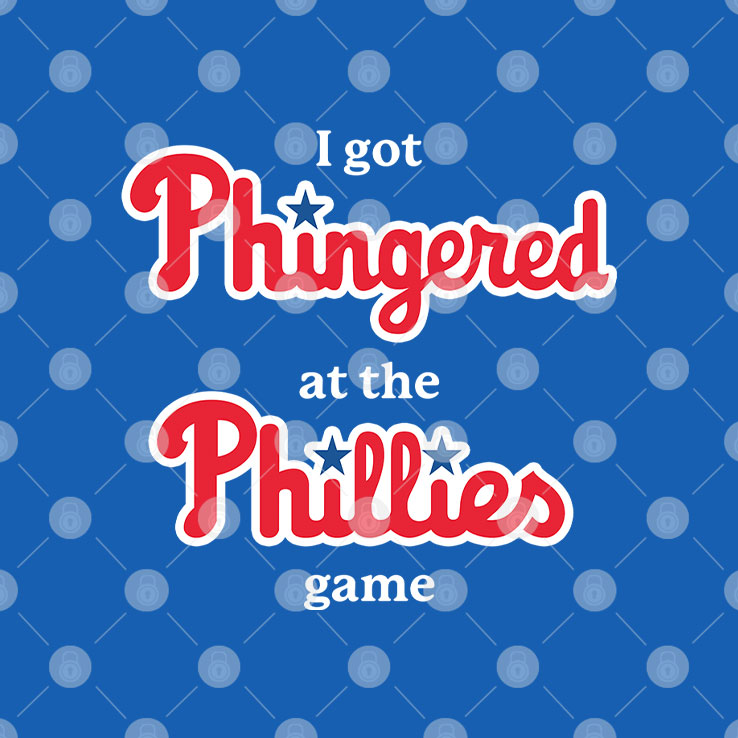 I Got Phingered At The Phillies Game T Shirt