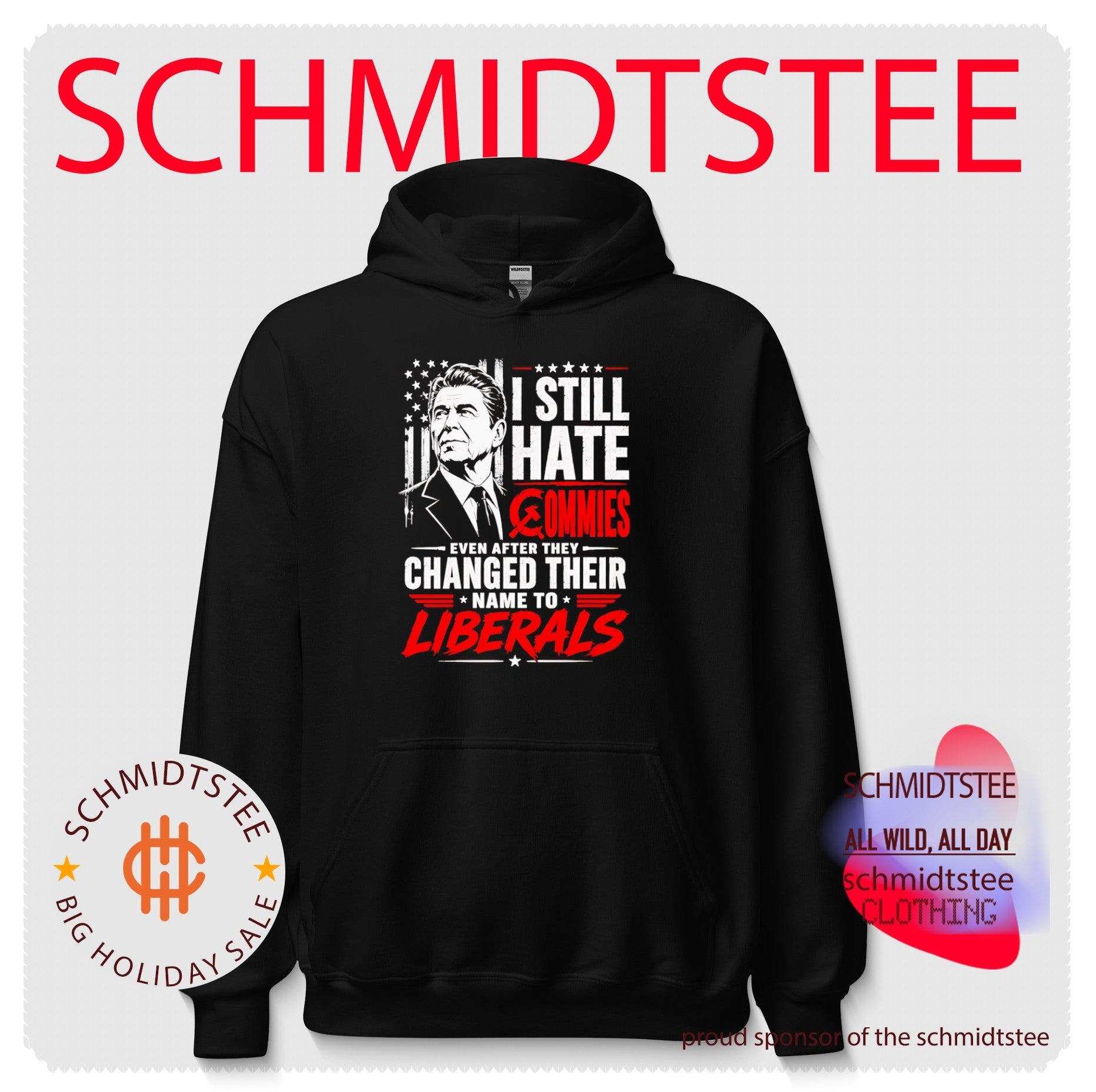 I Hate Commies Even They Changed To Liberals Ronald Reagan shirt