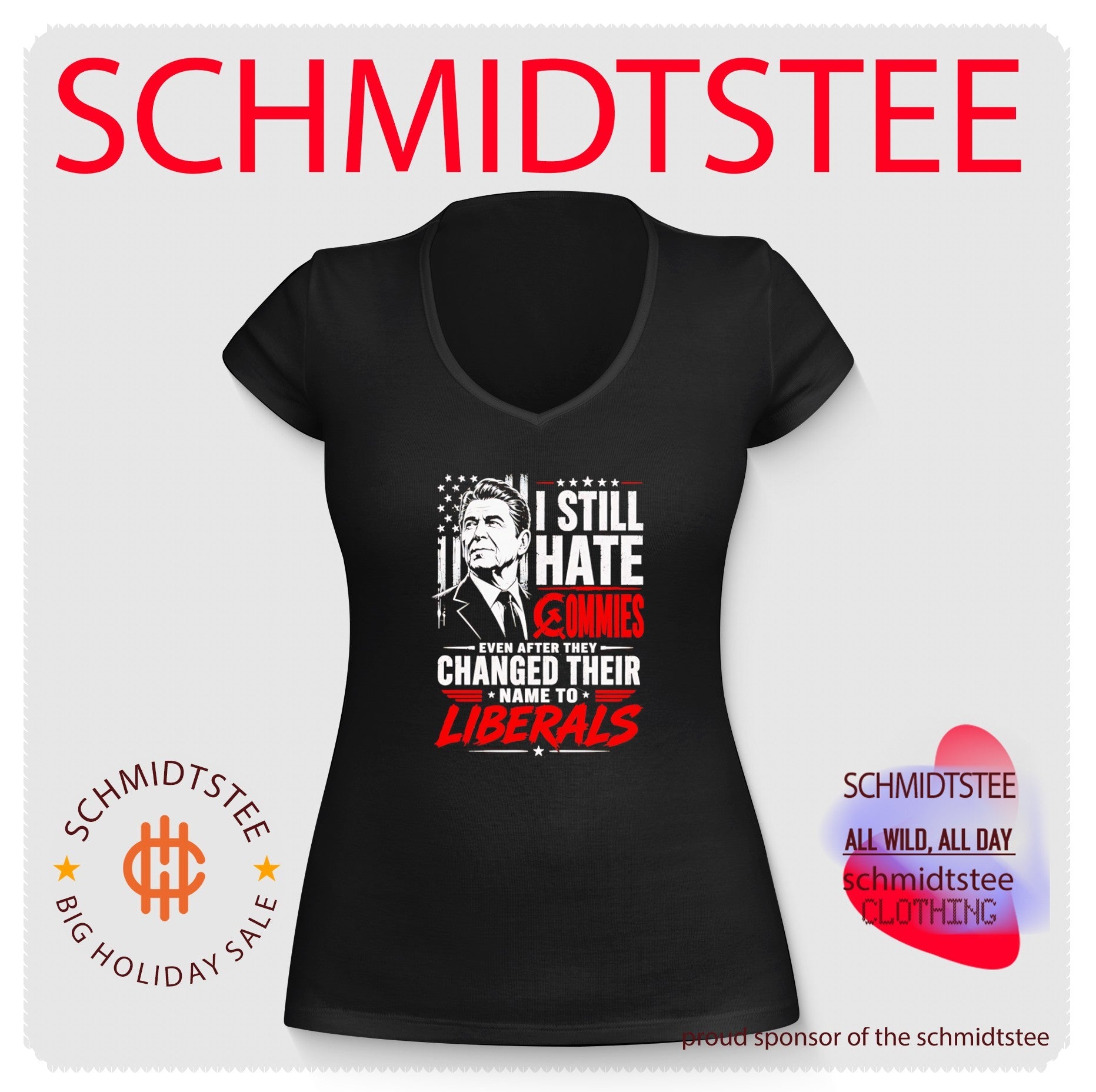 I Hate Commies Even They Changed To Liberals Ronald Reagan shirt