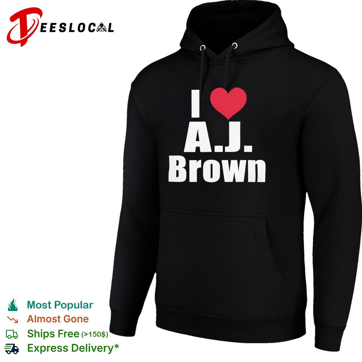 I Heart AJ Brown Philadelphia Eagles NFL shirt