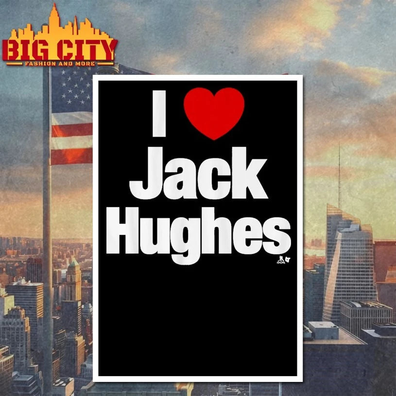 I Heart Jack Hughes t-shirt