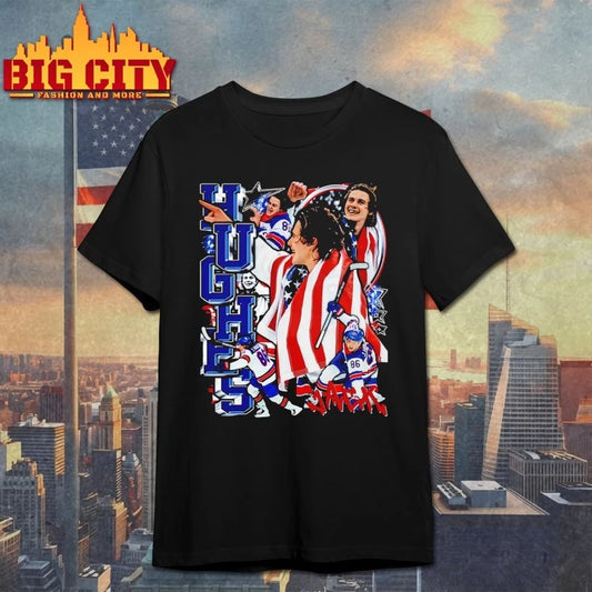 I Love Jack Hughes graphic T-shirt