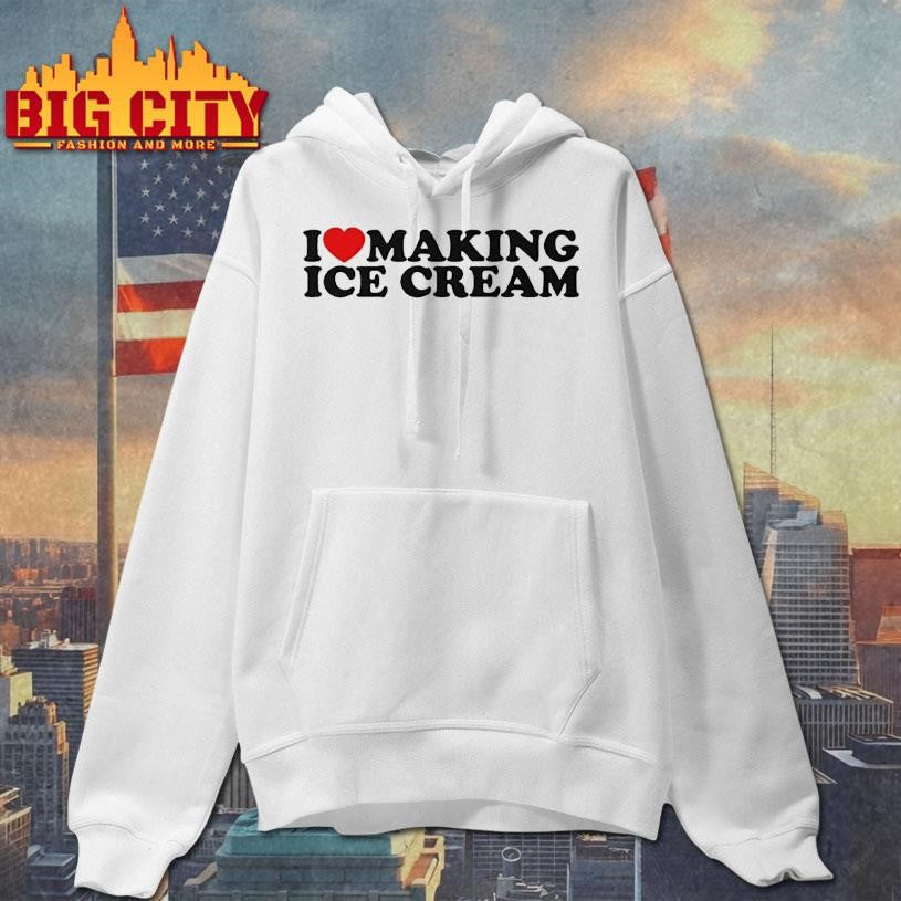 I Love Making Ice Cream Matching Shirt