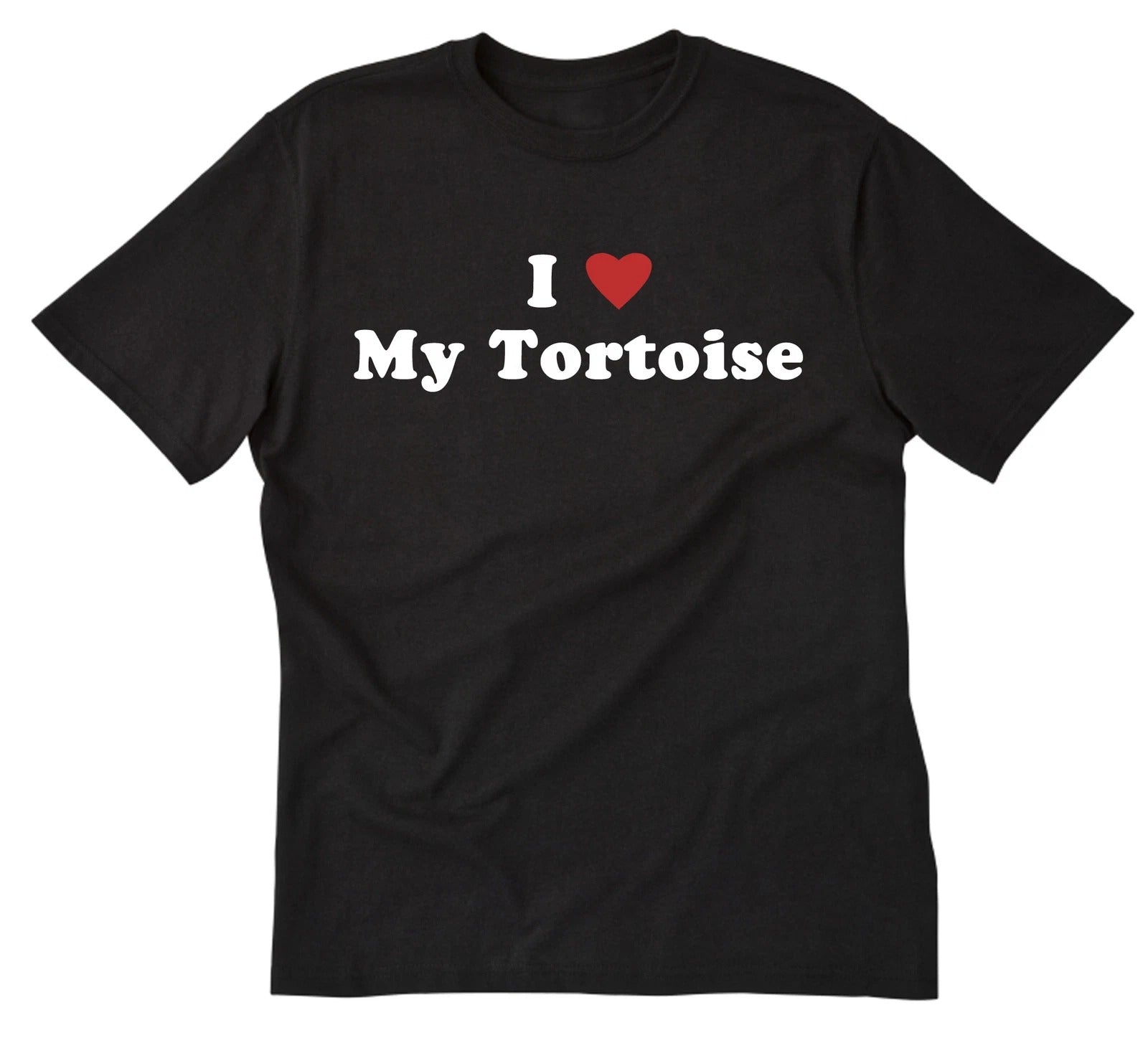 I Love My Tortoise T-shirt I Heart My Tortoise Shirt Short Sleeve Tee Shirt