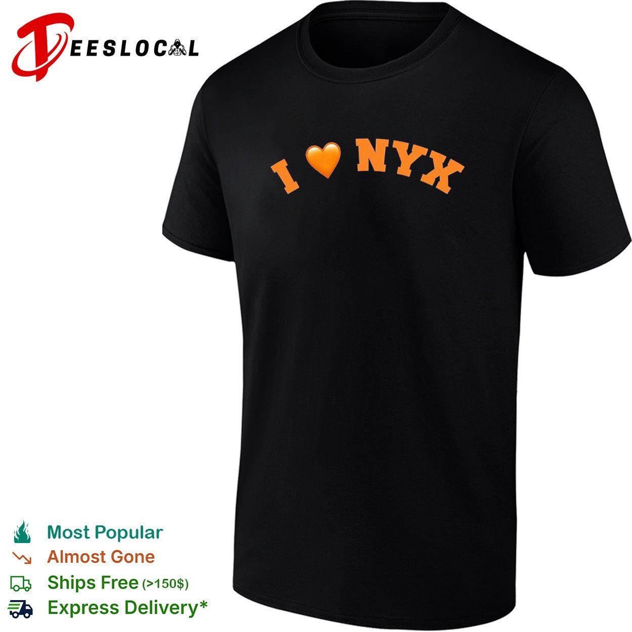 I Love Nyx New York Knicks NBA parody shirt