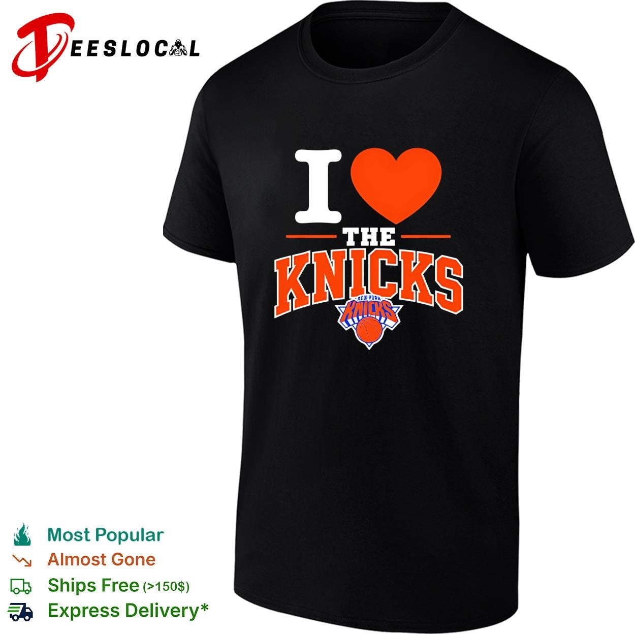 I Love The New York Knicks Basketball Team logo shirt