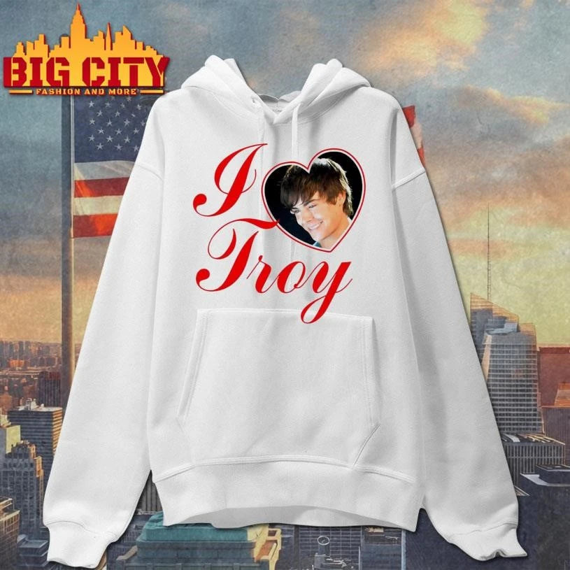 I Love Troy Graphic Shirt