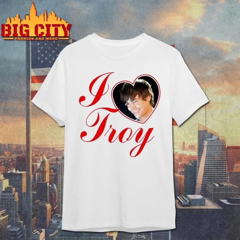 I Love Troy Graphic Shirt