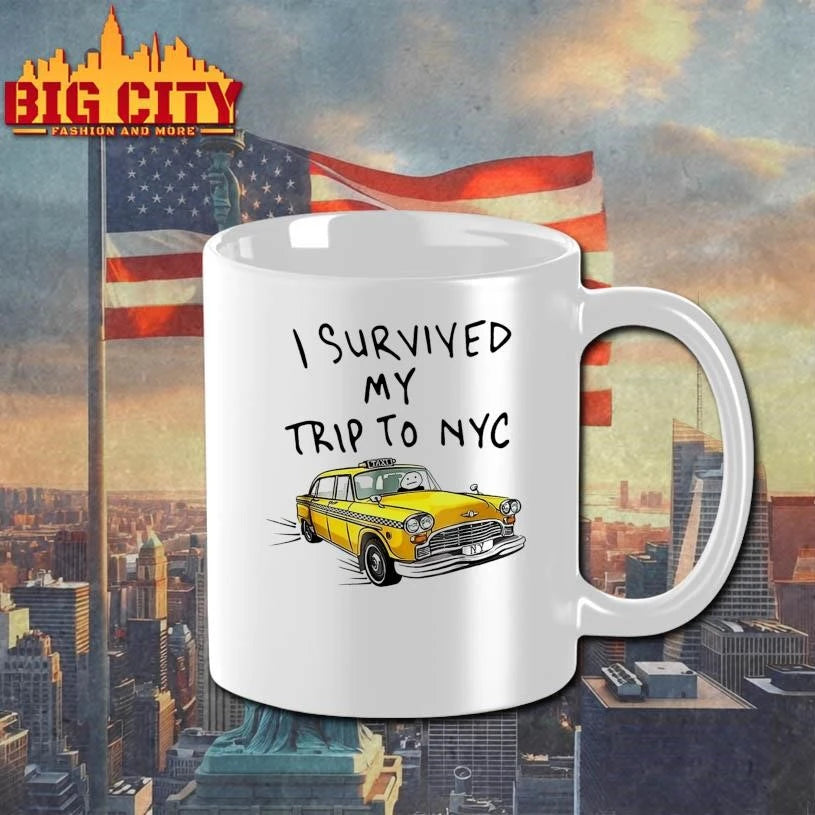 I Survived My Trip To NYC Funny Retro New York Shirt