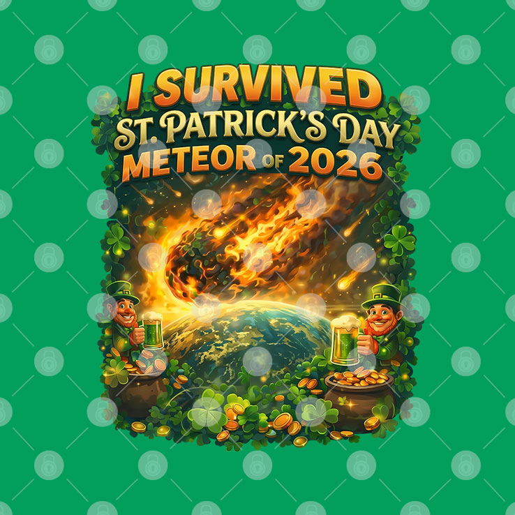 I Survived St. Patrick’s Day Meteor Of 2026 Shirt