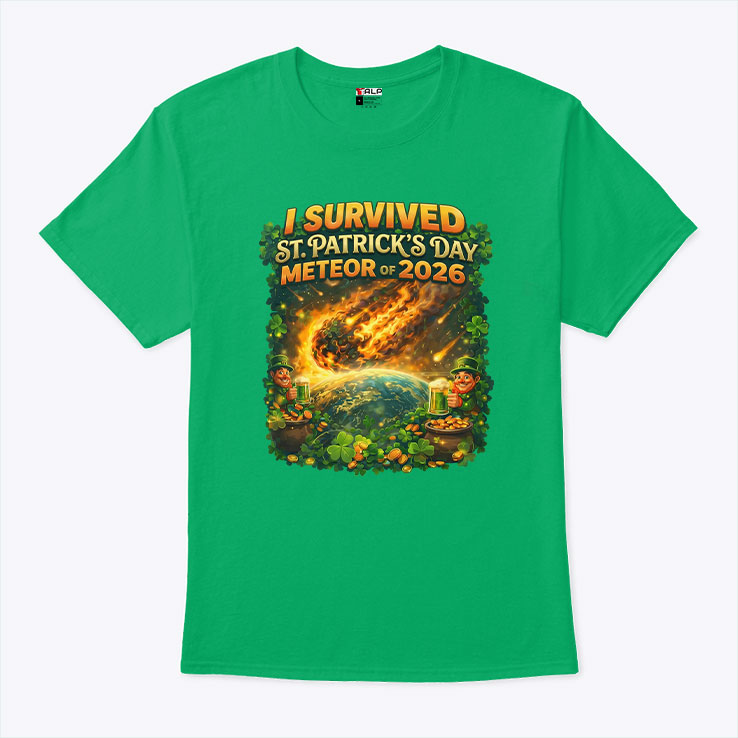 I Survived St. Patrick’s Day Meteor Of 2026 Shirt