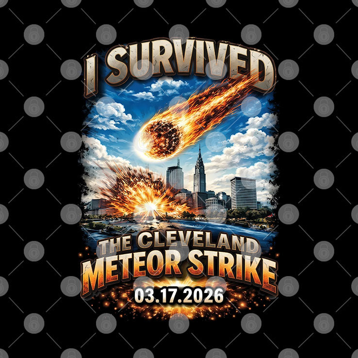 I Survived The Cleveland Meteor Strike 03 17 2026 Shirt