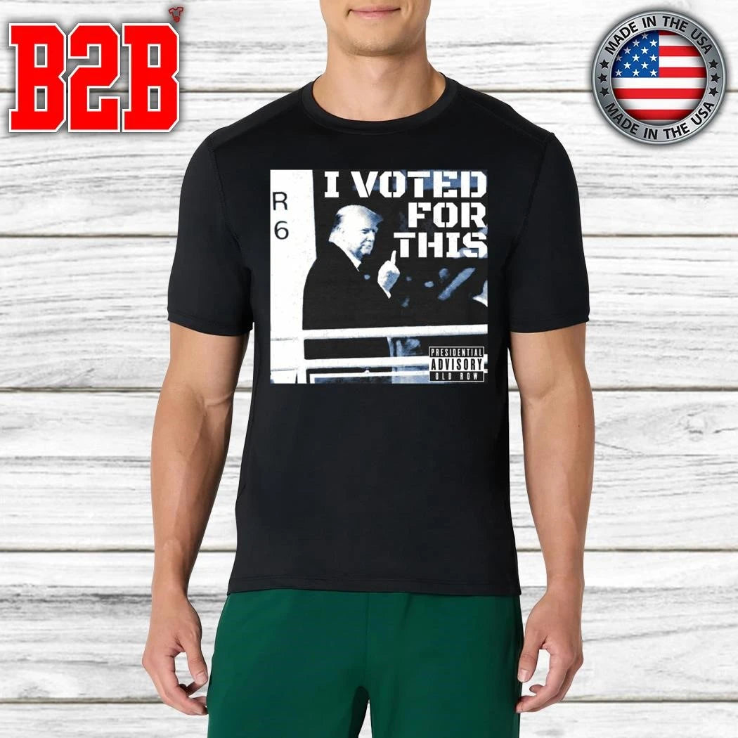 I Voted For This Trump Shirt