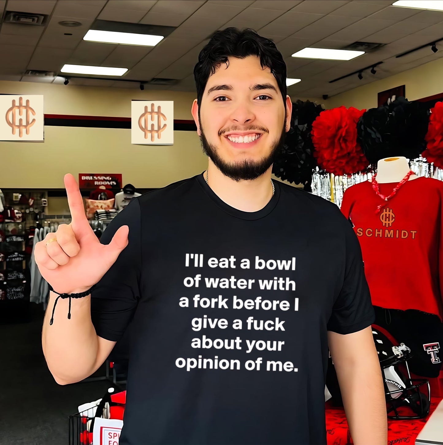 I Will Eat a Bowl of Water with a Fork Before I Give a Fuck shirt