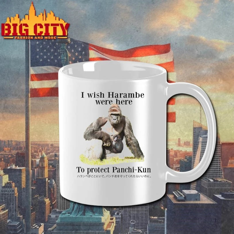I Wish Harambe Were Here To Protect Panchi-Kun t-shirt