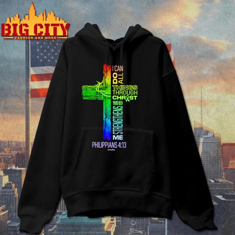 I can do all things through chirtst cross shirt