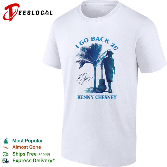 I go back beach silhouette guitar palm trees poster shirt