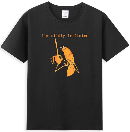 I'm Mildly Irritated Funny Marcus The Worm Meme Men's T-Shirt