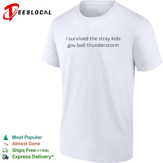 I survived the stray kids gov ball thunderstorm shirt