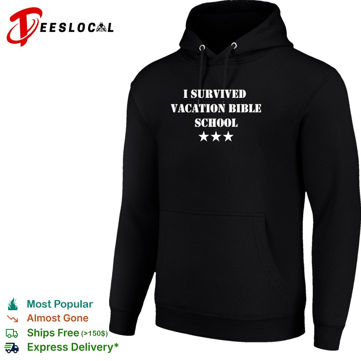 I survived vacation Bible school three stars shirt