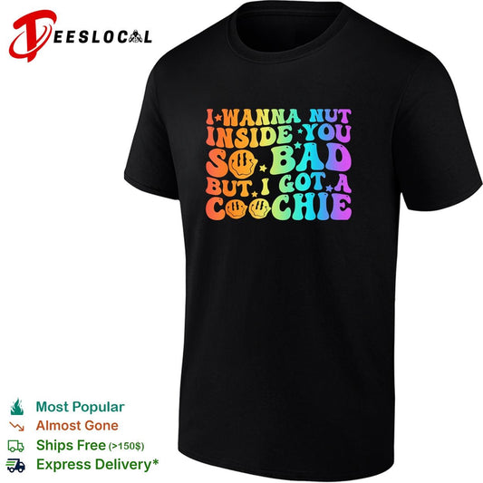 I want a sweet treat so bad but I got a snack funny graphic shirt