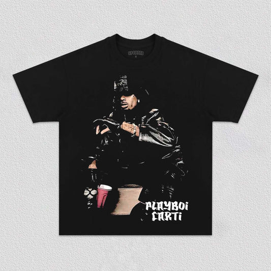 I AM MUSIC PLAYBOI CARTI 2.0 TEE Style001 - clothing by TeeHivey.com (Image 1)