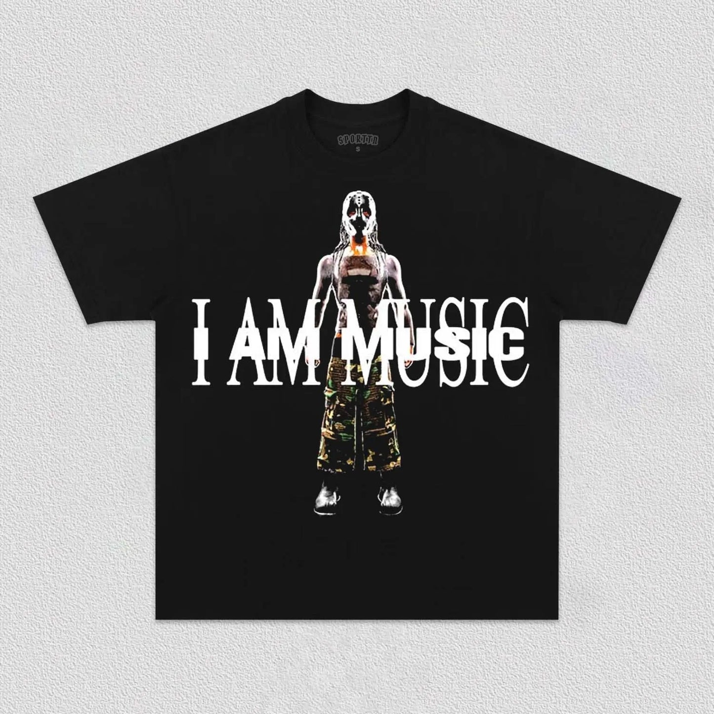 I AM MUSIC PLAYBOI CARTI TEE Style001 - clothing by TeeHivey.com (Image 2)