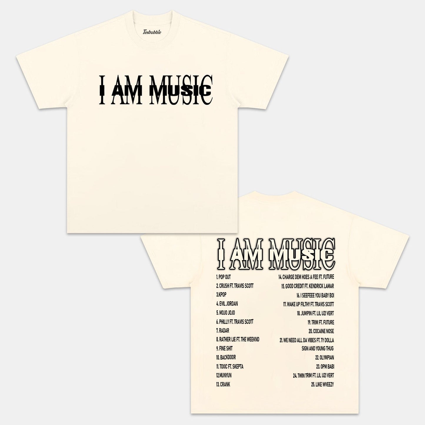 I AM MUSIC PLAYBOI CARTI  TEE